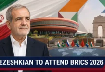 Iran President Masoud Pezeshkian to Visit New Delhi for BRICS Summit 2026 Iranian President Masoud Pezeshkian ahead of his India visit for the BRICS Summit 2026 in New Delhi