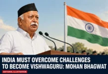 Mohan Bhagwat’s Independence Day Message: India Must Overcome Challenges to Become ‘Vishwaguru’