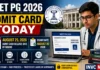 NEET PG 2026 Admit Card Today: NBEMS Hall Ticket Due August 25; Download Link, Login Steps and Exam Guide