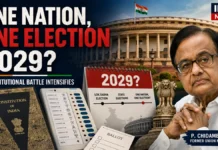 One Nation, One Election in 2029? Chidambaram Says ‘Not Possible,’ Opposition Plans Nationwide Campaign