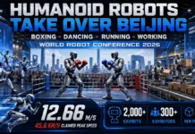 China’s Humanoid Robots Steal the Show in Beijing: Boxing, Dancing and Record-Speed Machines Wow Crowds at WRC 2026