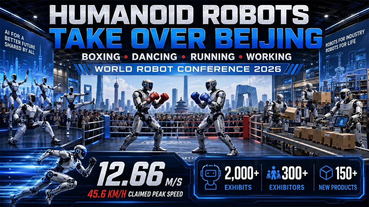 World Robot Conference 2026: Humanoid Robots Box, Dance and Showcase ...