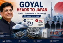 Piyush Goyal Heads to Japan Next Week as India Eyes Bigger Investment, Trade and Technology Partnership
