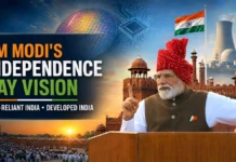 PM Modi’s Independence Day Speech Puts Self-Reliant India at the Heart of Viksit Bharat PM Modi Independence Day speech at the Red Fort highlighting semiconductors, self-reliance and India’s nuclear-energy ambitions.