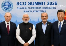 PM Modi at SCO Summit 2026: Putin, Pezeshkian Talks in Focus as Xi Shares Bishkek Stage PM Modi at SCO Summit 2026 in Bishkek with Vladimir Putin, Xi Jinping and Masoud Pezeshkian