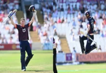 Andrew Flintoff’s Son Rocky Smashes 123 to Rewrite Lancashire’s 136-Year History Rocky Flintoff celebrates his century for Lancashire against Somerset in the One-Day Cup