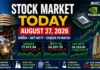Stock Market Today August 27: Nvidia’s $96.2 Billion Quarter Sets the Tone; GIFT Nifty, GE Shipping, MTAR Tech Among Key Cues