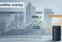 tock Market Today: Sensex Gains 43 Points, Nifty Ends Flat as Crude Oil Rises
