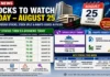 Stocks to Watch Today, August 25: 7 Shares Turn Ex-Dividend, Stock Split and Rights Issues in Focus