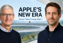 Tim Cook’s Final Day as Apple CEO: John Ternus Takes Charge September 1 as a New Era Begins Tim Cook and John Ternus as Apple prepares for CEO transition on September 1 2026