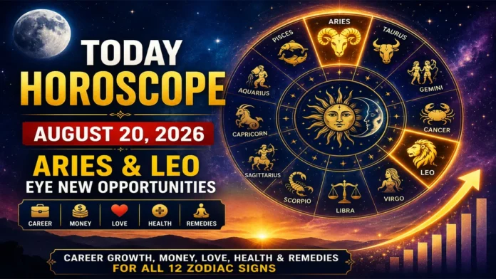 today-horoscope-august-20-2026-aries-leo-career-opportunities