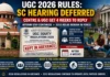 UGC Rules Stay Continues: Supreme Court Gives Centre 4 Weeks to Reply on Caste-Discrimination Challenge
