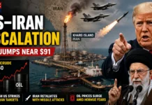 US-Iran Conflict Erupts Again: Trump Claims Kharg Island Under Attack as Oil Jumps Near $91 US Iran conflict August 31 2026 as Trump claims Kharg Island is under attack and crude oil prices rise
