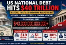 US National Debt Crosses $40 Trillion for First Time: Why America’s Borrowing Is Rising So Fast