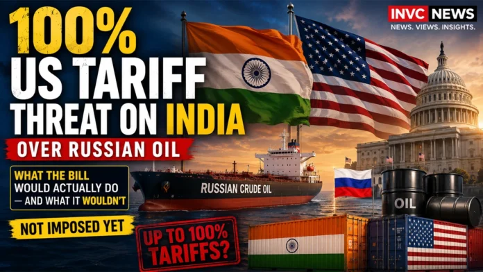 us-tariff-threat-india-russian-oil-100-percent-bill