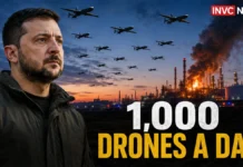 Zelenskyy Unleashes 1,000-Drone-a-Day War Plan as Ukraine Strikes at Russia’s Fuel Lifeline