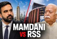 Zohran Mamdani vs RSS: Mohan Bhagwat’s New York Event Ignites Political Firestorm Zohran Mamdani and RSS chief Mohan Bhagwat amid controversy over the Universal Oneness event in New York