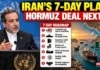 Iran’s 7-Day Hormuz Plan: Tehran Offers Strait Reopening, Ceasefire Roadmap and Nuclear Talks if US Accepts Conditions
