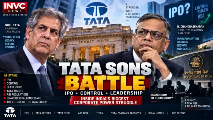 Tata Sons Listing and Leadership Dispute Noel Tata and N Chandrasekaran amid Tata Sons listing and governance dispute