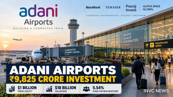 adani-airports-investment-blackrock-temasek-9825-crore-2026