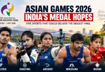 Asian Games 2026: Five Sports That Could Deliver India’s Biggest Medal Haul as Athletics Carries Huge Expectations