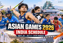 Asian Games 2026 India Schedule: Full Dates, IST Timings, Cricket Matches, Medal Events and Athletes to Watch