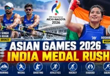 Asian Games 2026 India Today: Roshibina Devi Wins Silver, Rowers Strike Bronze; Shooting, Athletics and Hockey Next
