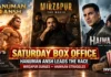Box Office Collection: ‘Hanuman Ansh’ and ‘Mirzapur: The Movie’ Outpace ‘Haiwaan’ in Saturday Battle