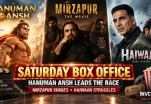 Box Office Collection: ‘Hanuman Ansh’ and ‘Mirzapur: The Movie’ Outpace ‘Haiwaan’ in Saturday Battle