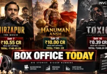 Box Office Collection Today: Mirzapur Nears ₹150 Crore, Hanuman Ansh Stuns on Day 35 as Toxic Crashes