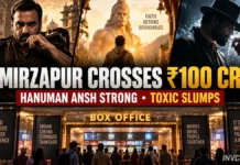 Box Office Collection Today: Mirzapur The Movie Crosses ₹100 Crore Despite Big Drop; Hanuman Ansh Holds Strong, Toxic Slumps