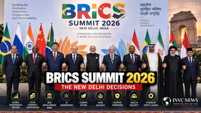 brics-summit-2026-key-decisions-new-delhi-declaration-invc-news