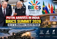 Putin Arrives in India for BRICS Summit 2026 as Su-57 and BrahMos Defence Talks Take Center Stage