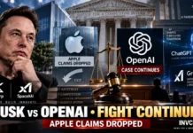 Elon Musk Drops Apple Antitrust Claims, but OpenAI Fight Continues in High-Stakes AI Battle