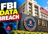 FBI Data Breach Raises Fears for Agents and Families: What Hackers Took—and What Remains Unknown FBI headquarters in a feature graphic about the employee data breach investigation.