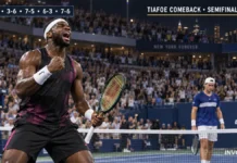 US Open 2026: Frances Tiafoe Stuns Alex Michelsen in Epic Five-Set Comeback to Reach Semifinals