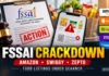 FSSAI Cracks Down on Amazon, Swiggy, BigBasket, Flipkart and Zepto Over Food Safety Violations