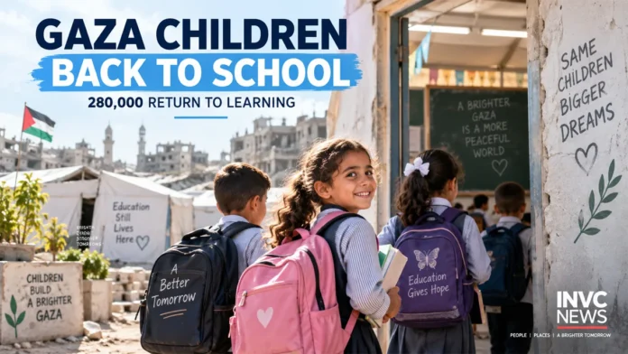 gaza-children-return-to-school-israeli-strikes-september-2026