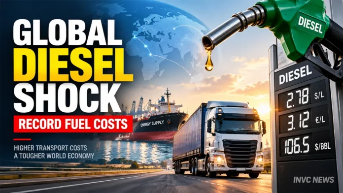 global-diesel-prices-record-transport-inflation-oil-crisis-2026