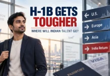 H-1B Tightening Is Redrawing the Talent Map: Indian Professionals Look to Europe, Asia — and Back Home H-1B Visa Rules 2026 as Indian professionals explore career options in Europe, Asia and India