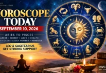 Horoscope Today, September 10, 2026: Leo, Sagittarius Get Strong Support; Aries to Pisces Check Career, Money, Love and Remedies