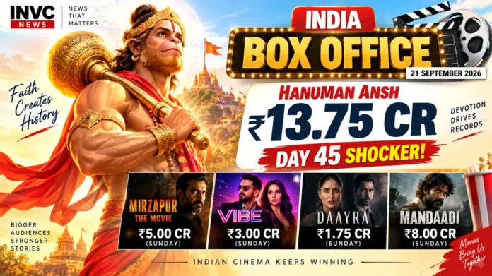 India Box Office Collection September 21, 2026