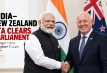 India-New Zealand FTA Clears Parliament: Indian Exports Win 100% Duty-Free Access as $20 Billion Investment Plan Moves Ahead