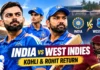 India vs West Indies 1st ODI: Kohli, Rohit Return as Gill Begins 2027 World Cup Build-Up