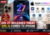 iOS 27 Releases Today: Siri AI Finally Comes to iPhone; Check India Time, Eligible Models and New Features