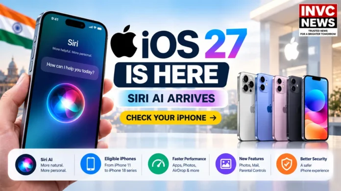 iOS 27 Update Siri AI India