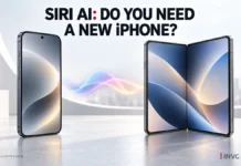iPhone 18 Pro or Foldable iPhone? Why Siri AI Alone May Not Justify an Upgrade Concept illustration for an iPhone 18 Pro and foldable iPhone buying guide, showing phone silhouettes and an abstract Siri AI motif.