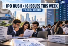 IPO Rush This Week: 16 Issues Target More Than ₹7,190 Crore as India’s Primary Market Heats Up