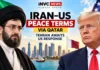 Iran Sends War-End Terms to US Through Qatar, Awaits Trump Response
