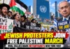 Jewish Protesters Join Free Palestine March as Rival Rallies Mark Netanyahu’s New York Visit